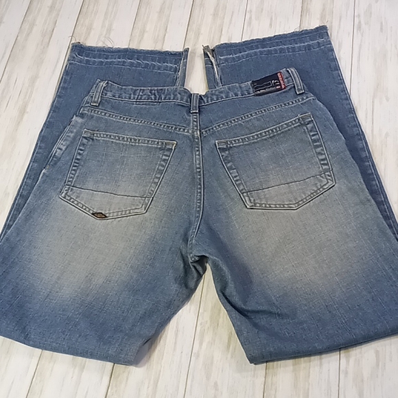 QuikSilver Regular Fit Straight Leg Blue Jeans Size 30x32 - Picture 2 of 16